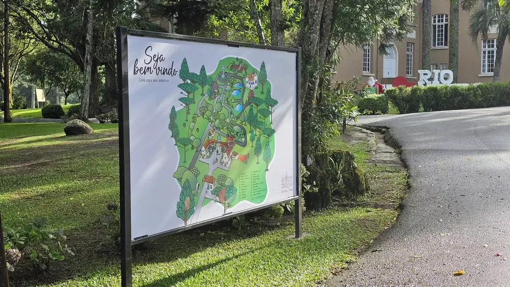 Mapa ilustrado é instalado no Parque Ecoturístico Municipal São Luís de Tolosa